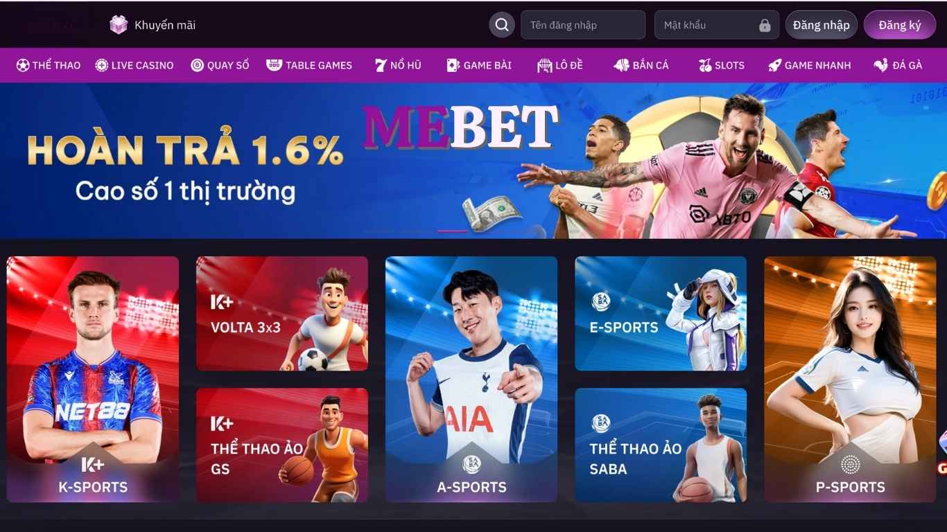 Giới thiệu tổng quan nhà cái Mebet Giới thiệu tổng quan nhà cái Mebet