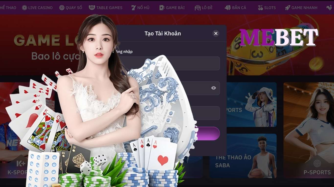 Hướng dẫn các bước đăng ký Mebet Hướng dẫn các bước đăng ký Mebet